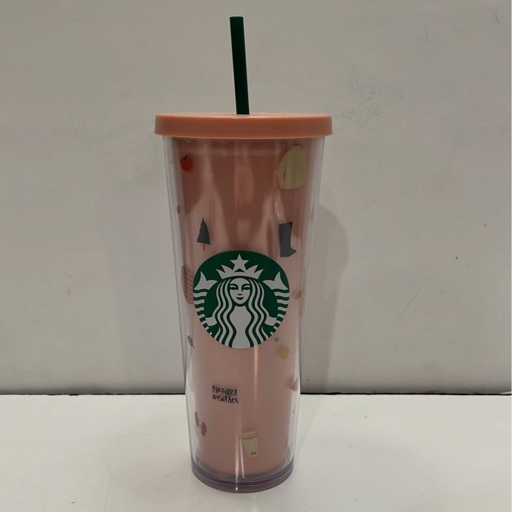 RARE Starbucks Ban.do Stay Cozy Sweater Weather tumbler